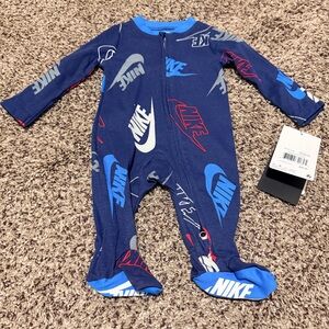 Nike Multicolor Logo Baby Footie